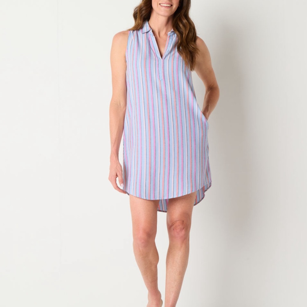 St. John’s Bay Striped Dress size Petite Small